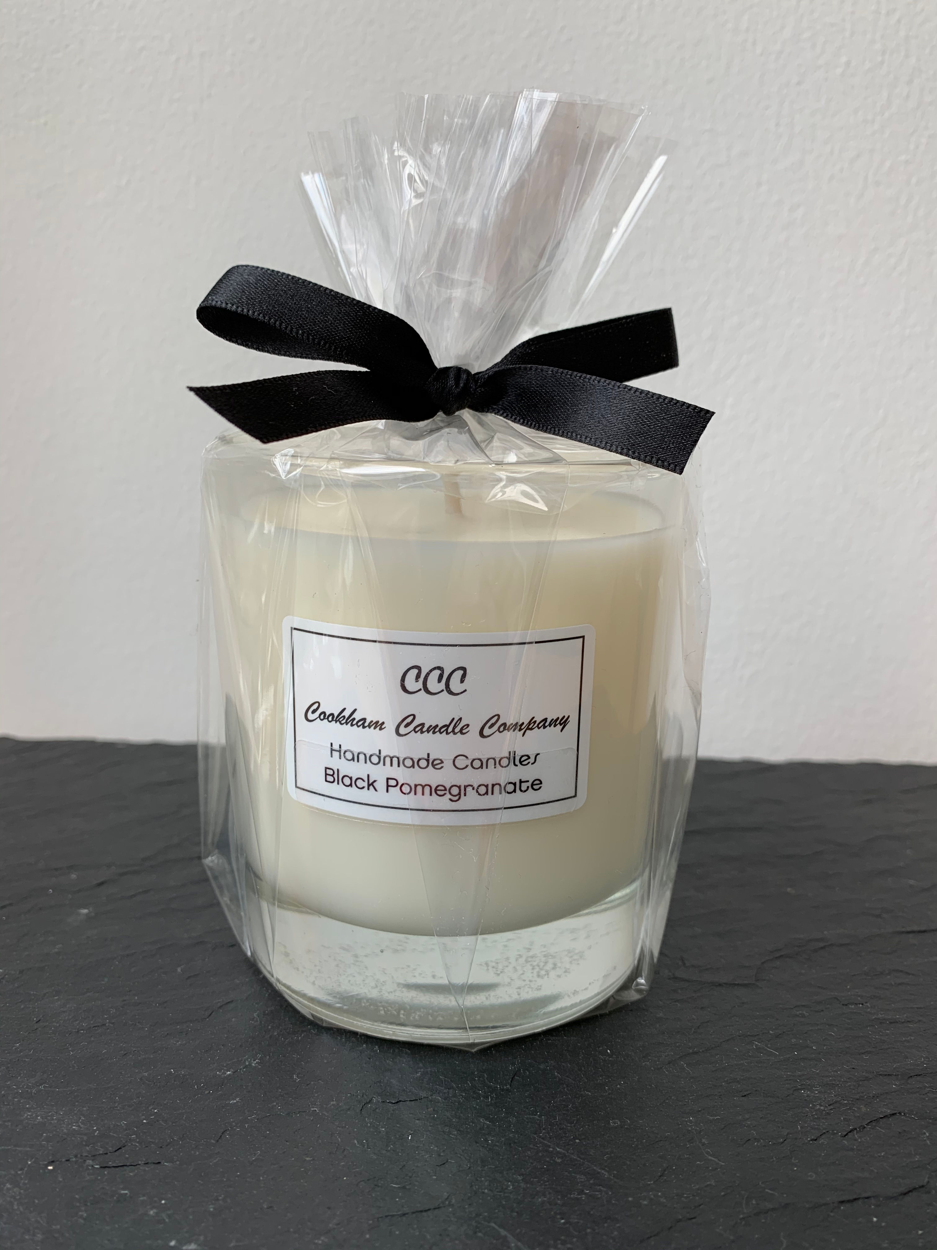 30cl clear glass candle - wrapped