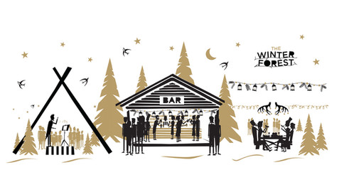 The Winter Forest campaign materials