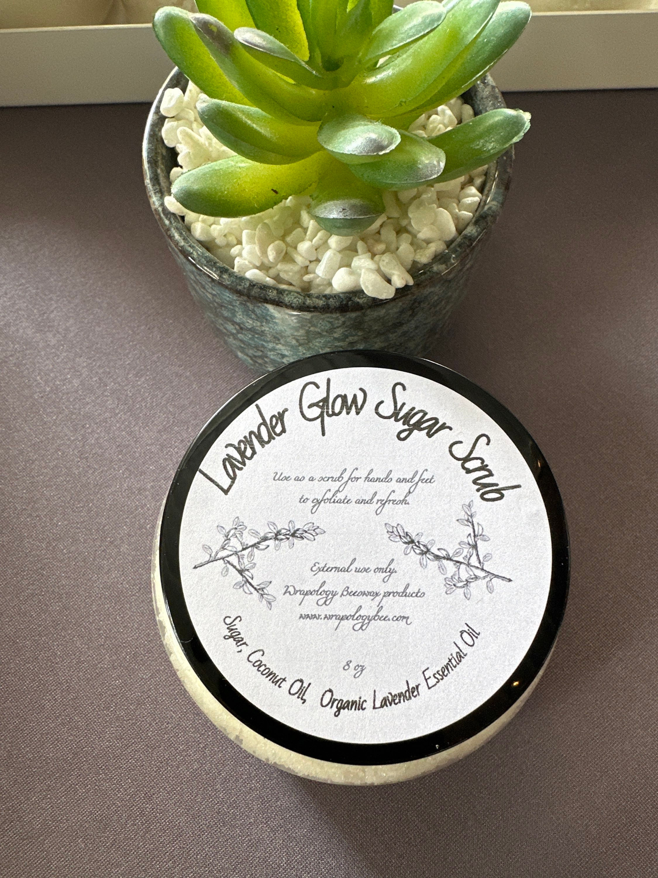 Lavender sugar scrub