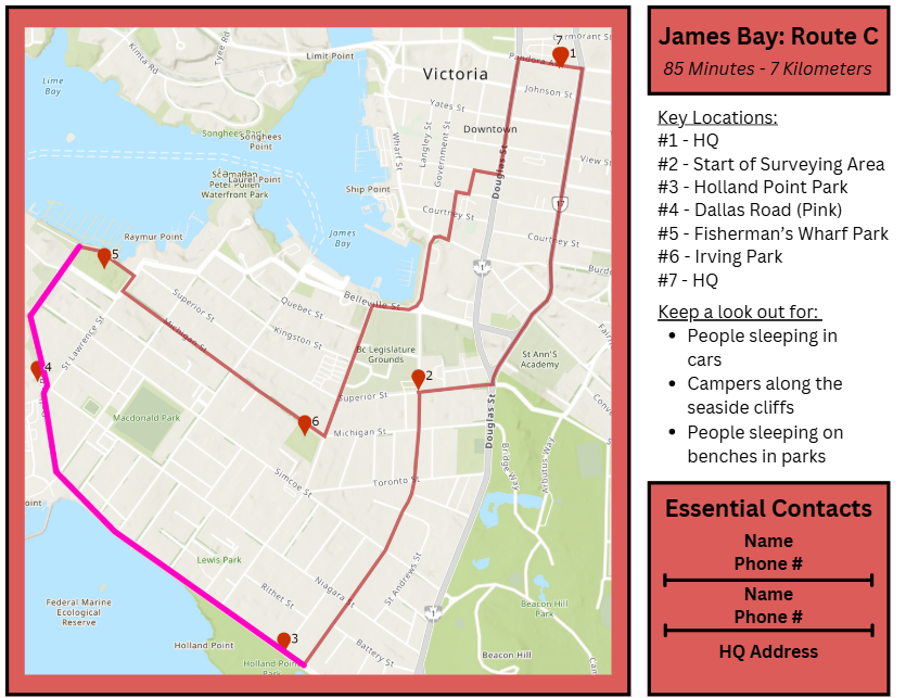 PiT Count Routes (2025)