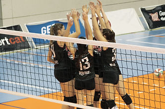 Volleyball Huddle