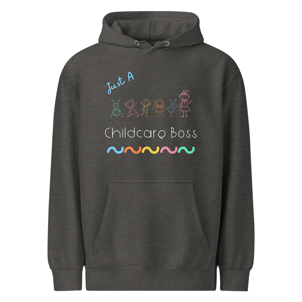 Thumbnail: Just A Childcare Boss hoodie