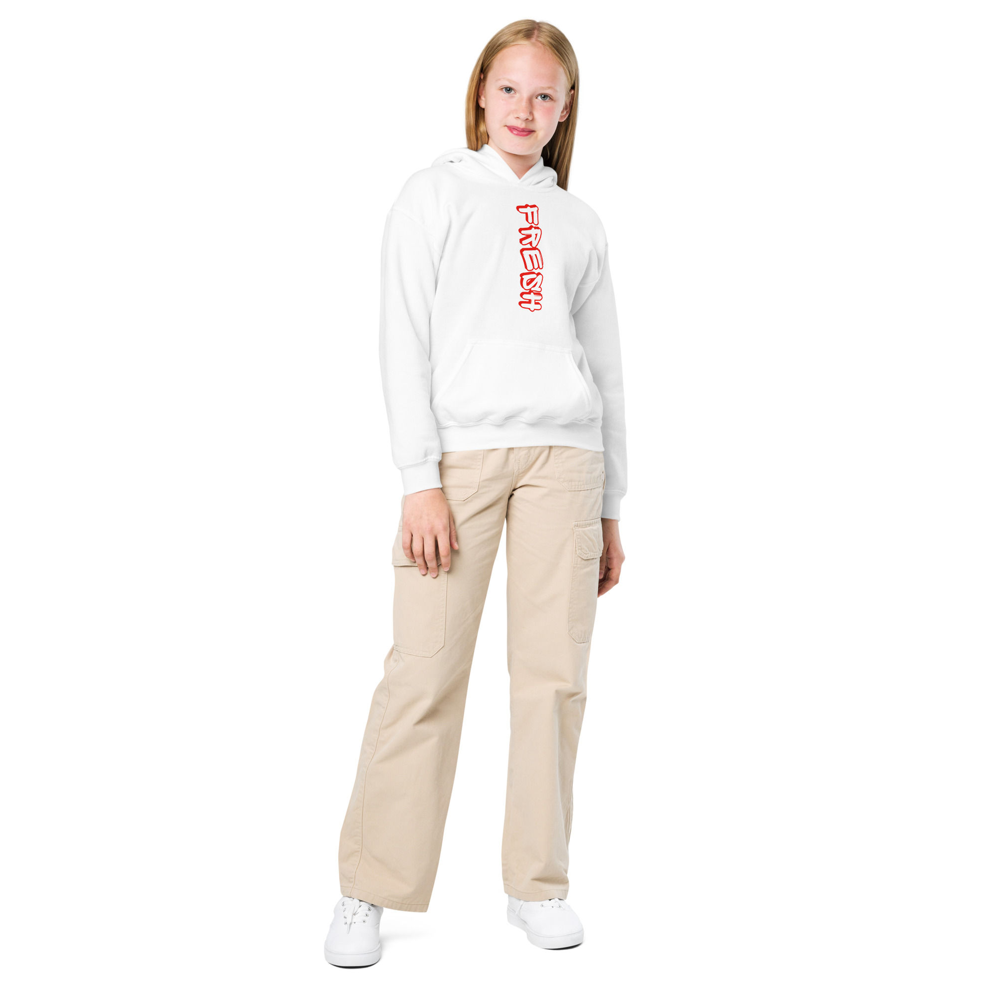 Red Fresh Vert Youth heavy blend hoodie