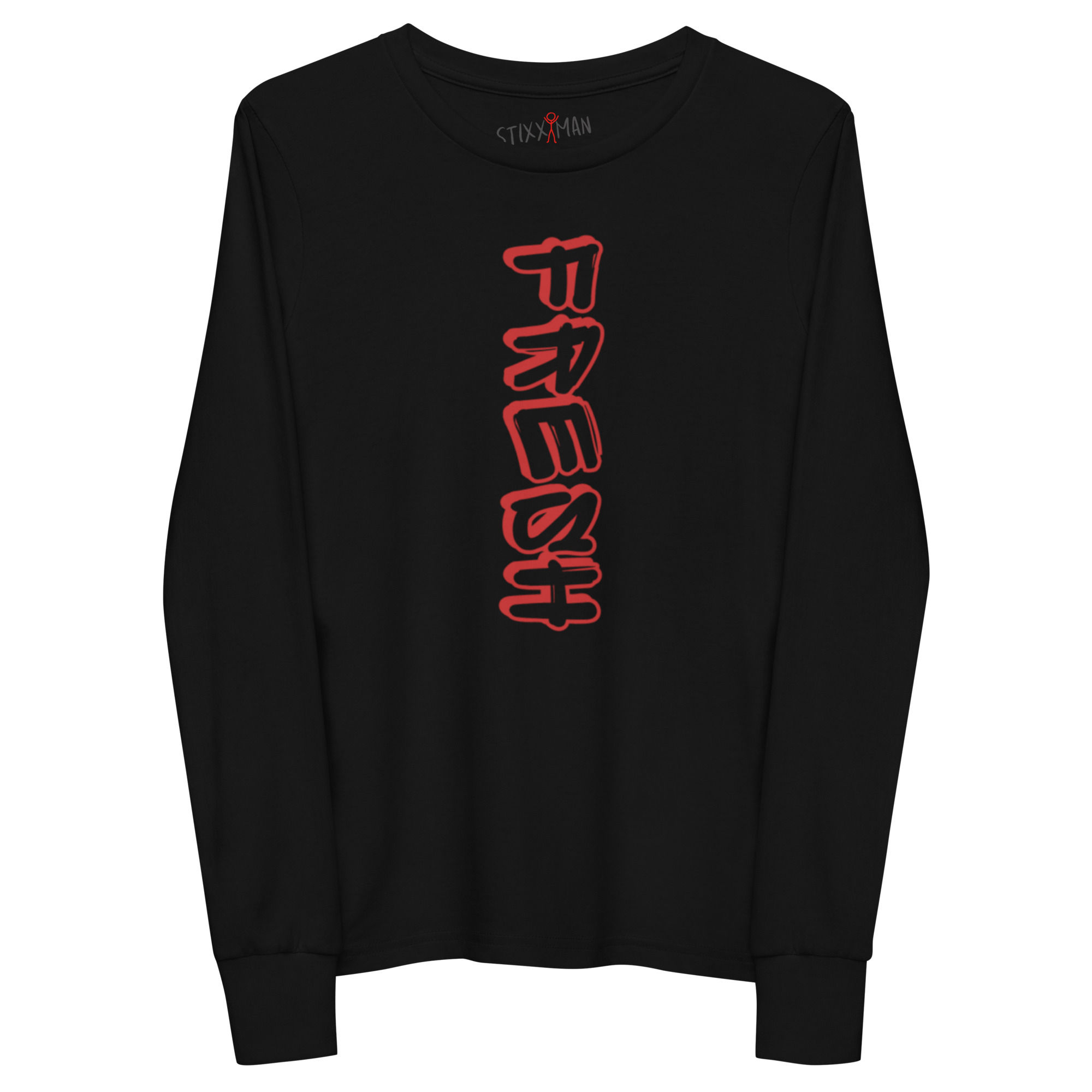 Red Fresh Vert Youth long sleeve tee