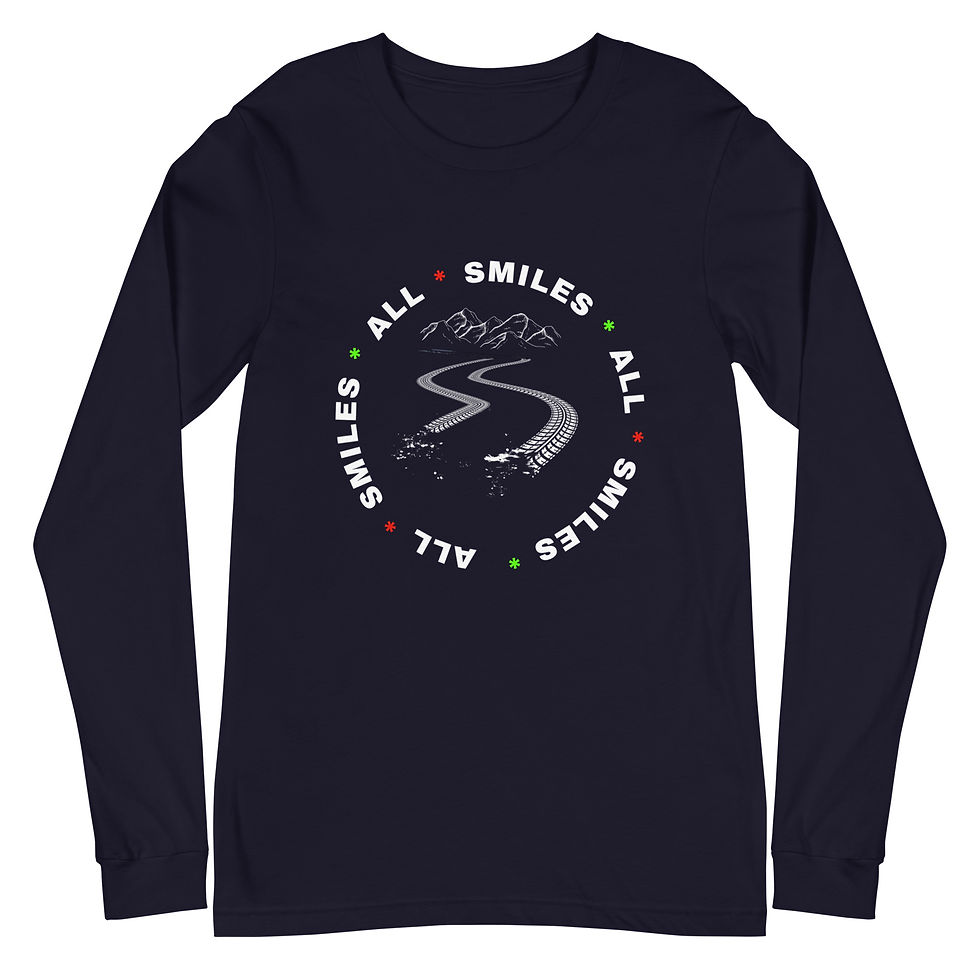 Thumbnail: All Smiles Long Sleeve (B) Tire Treads 