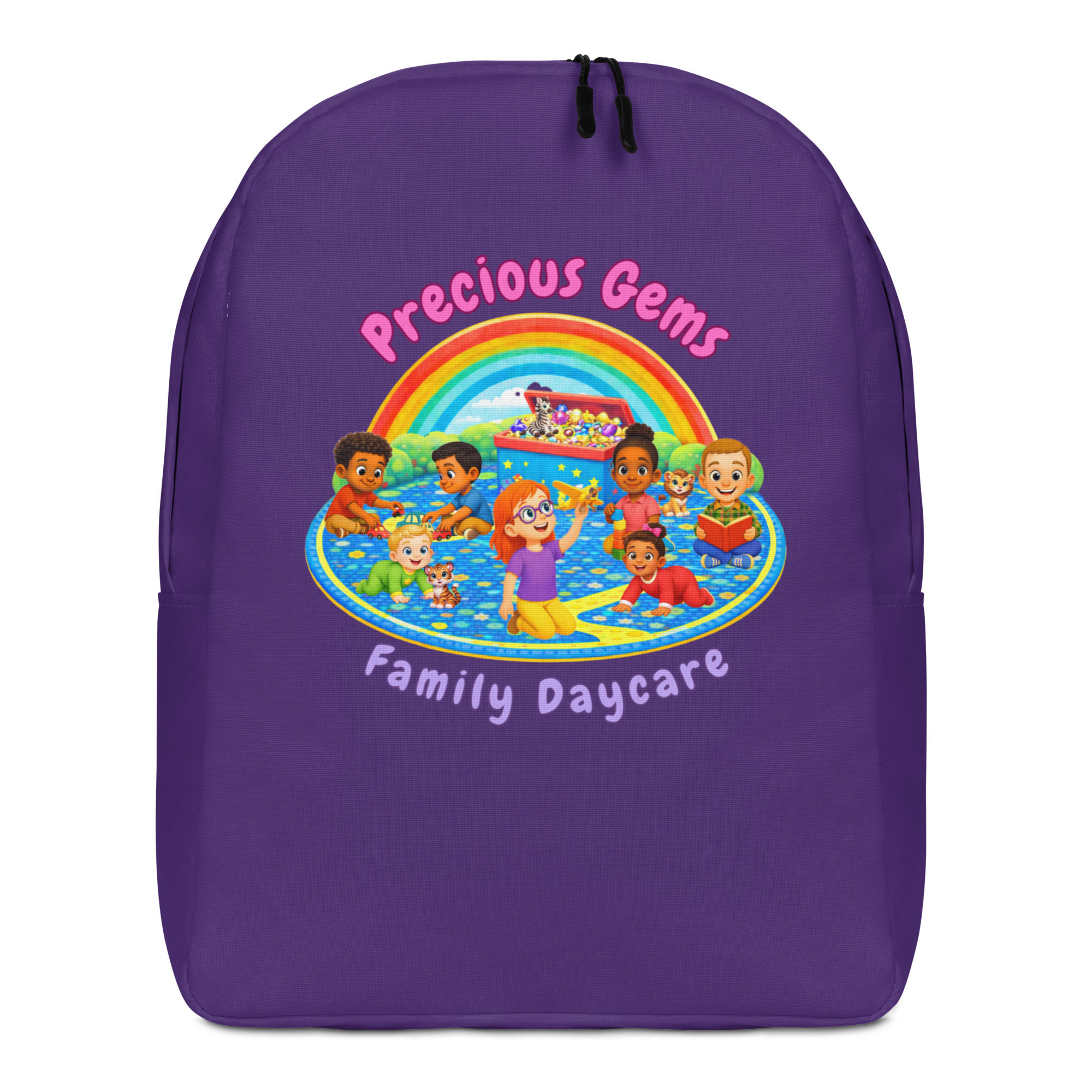 Purple Minimalist Backpack