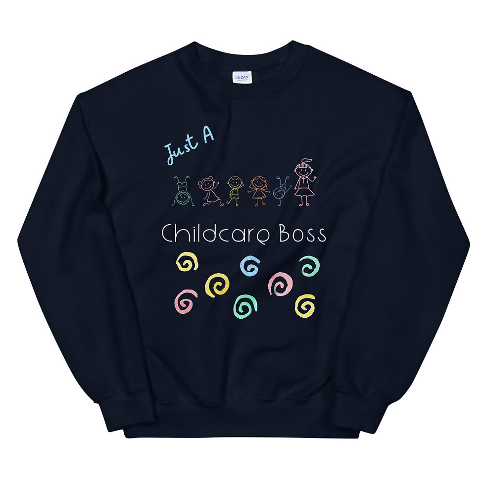 Thumbnail: Just a Childcare Boss sweat shirt 