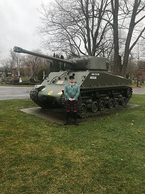 Clan Logan tank Ottawa remebrance day 2020