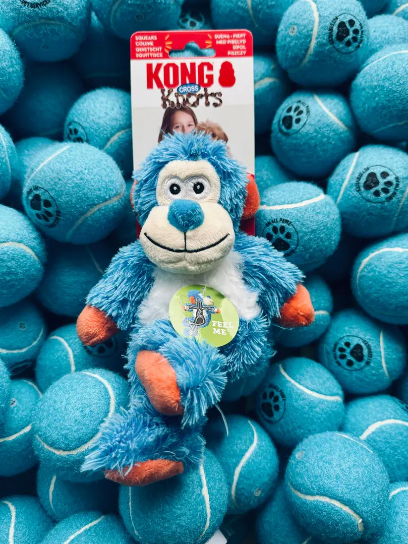 KONG Cross Knots Monkey | Small/Medium | Durable Rope Tug