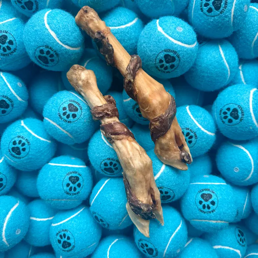 Biltong Wrapped Lamb Foot | Long-Lasting Natural Dog Chew | High Protein