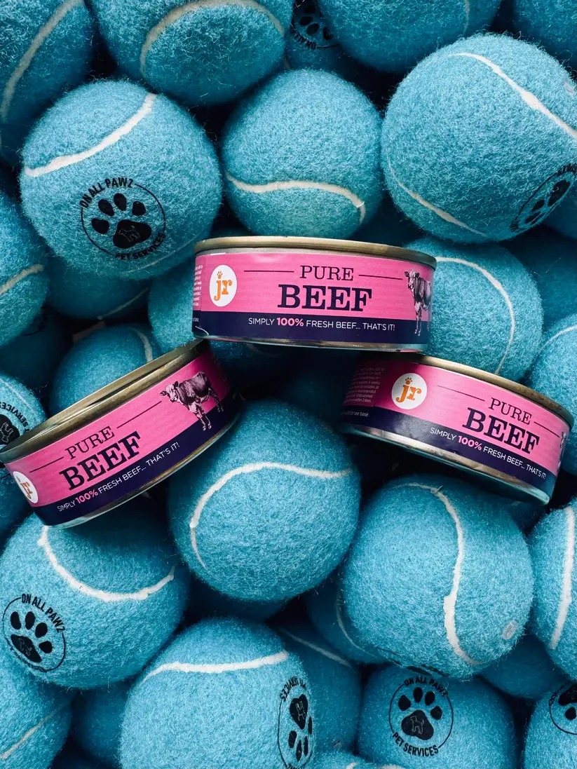 JR Pure Beef Topper & Mixer for Dogs 80g | 100% Natural Grain-Free Protein