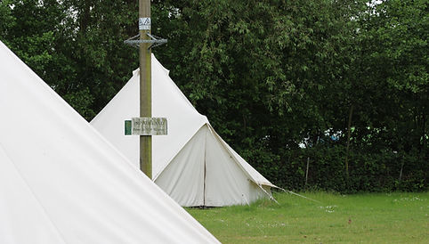 wild camping with facilities