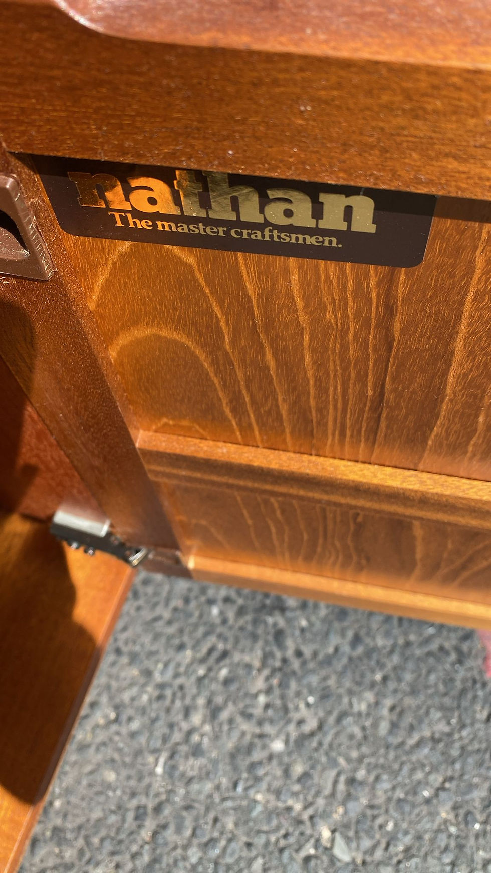 Thumbnail: Nathan 1970s Retro Entertainment Cupboard Unit