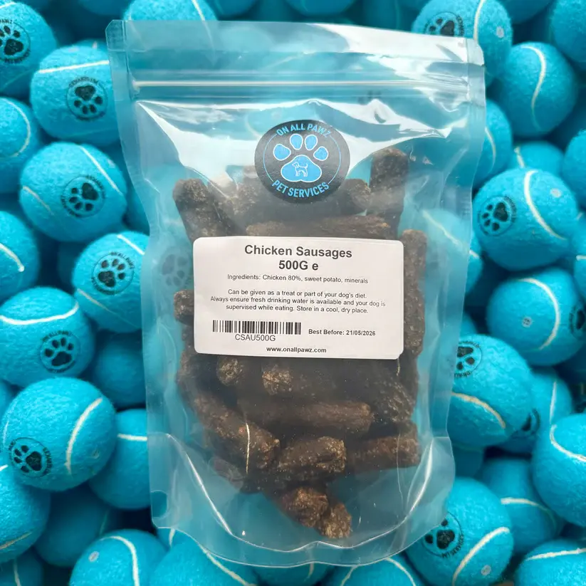 Gourmet Sausages for Dogs 500g | Natural, Healthy & Gentle on Digestion