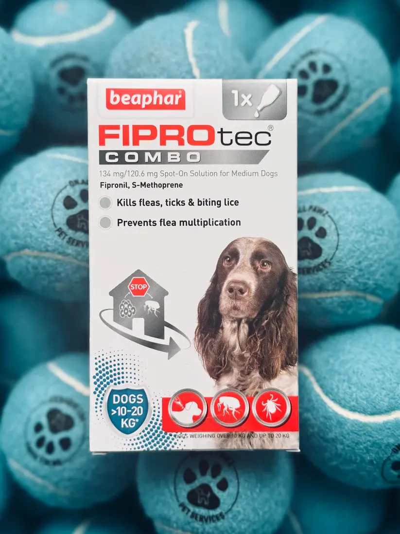 Fiprotec Combo Medium Dogs 10-20kg | Flea & Tick Spot-On Treatment