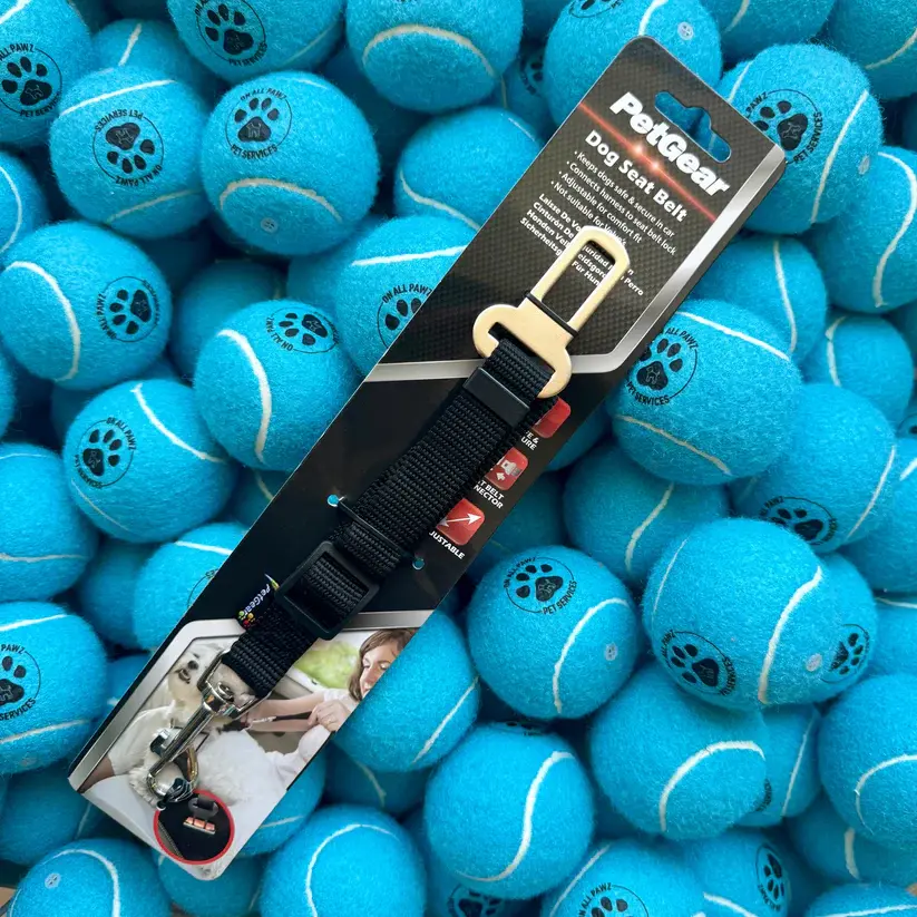 Petgear Dog Seat Belt by Happy Pet | Adjustable Dog Car Harness Attachment