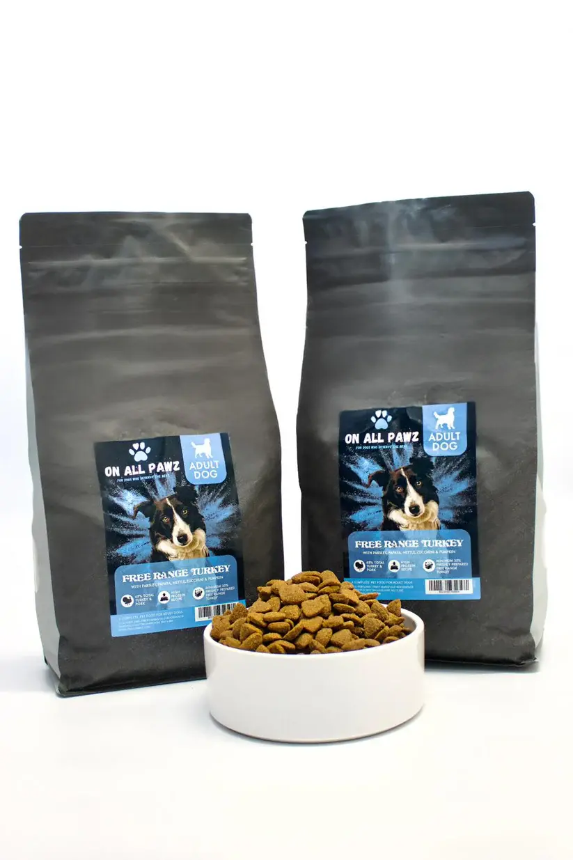 Turkey & Pork Superfood Dog Food 2kg | Grain-Free, High Protein | Natural Hypoal