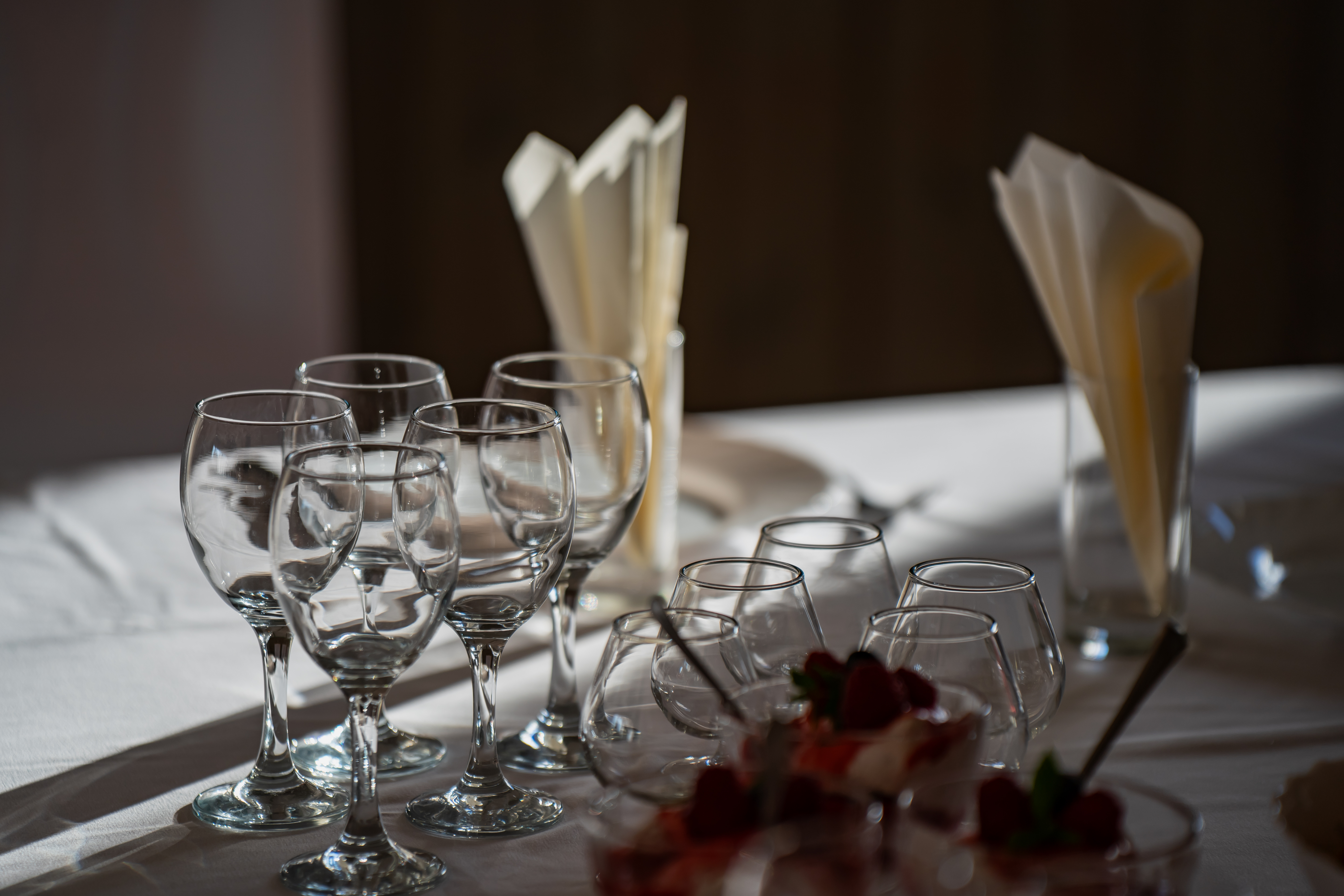 A table laid for a function at The Prince Consort