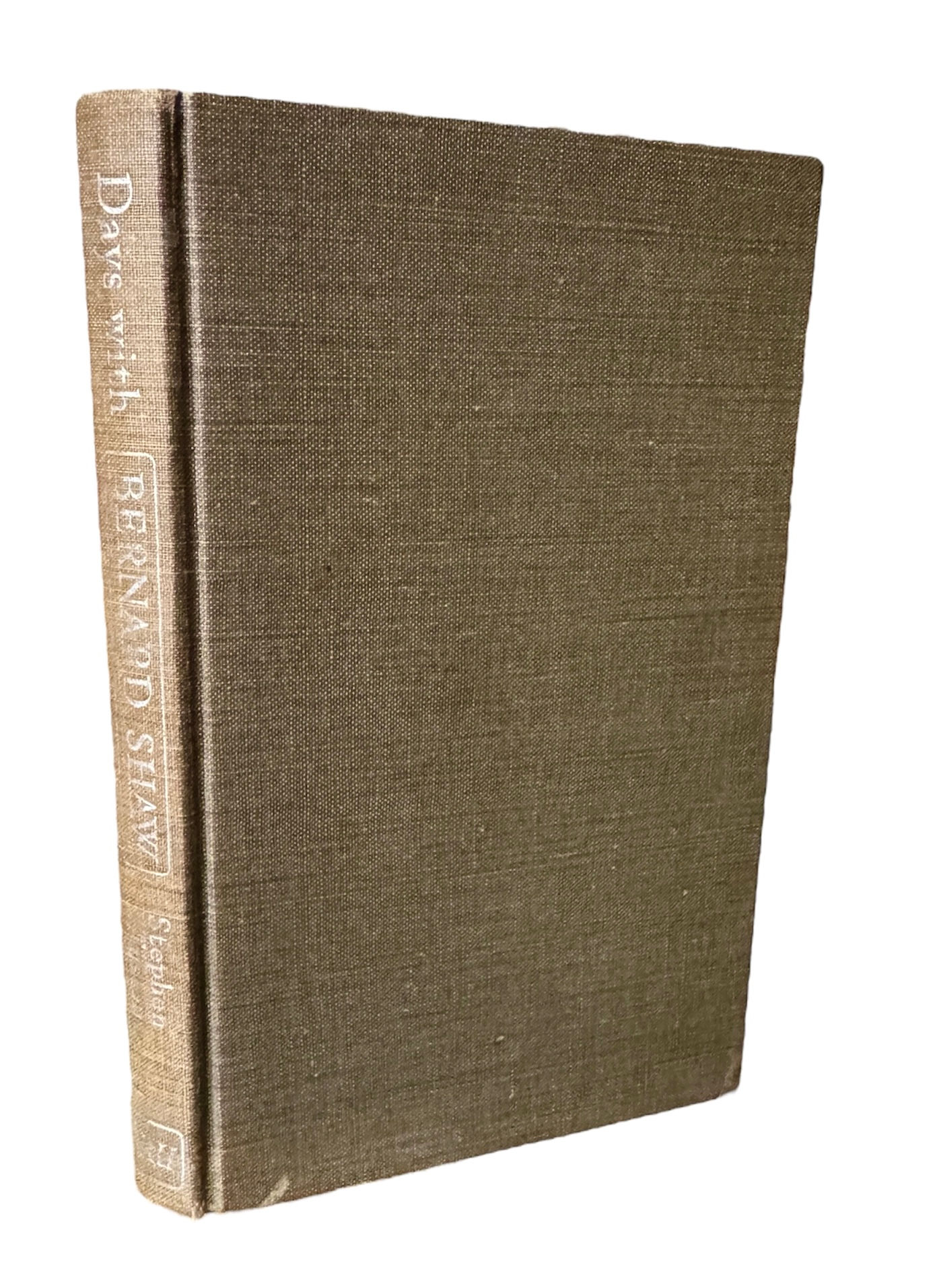 Days With Bernard Shaw  By Stephen Winsten