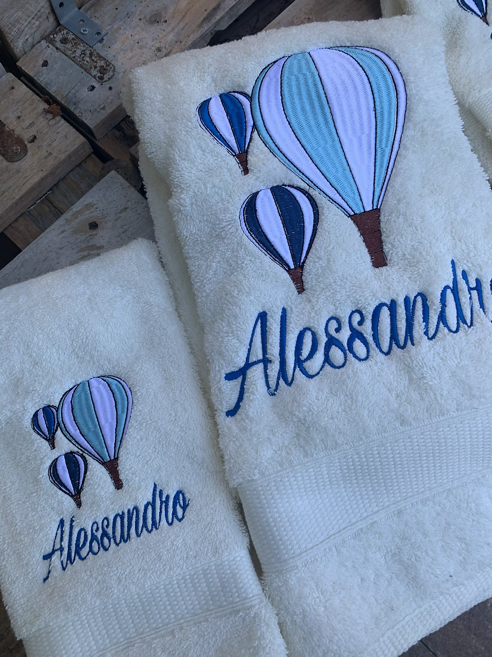 Miniatura: Asciugamani Mongolfiere