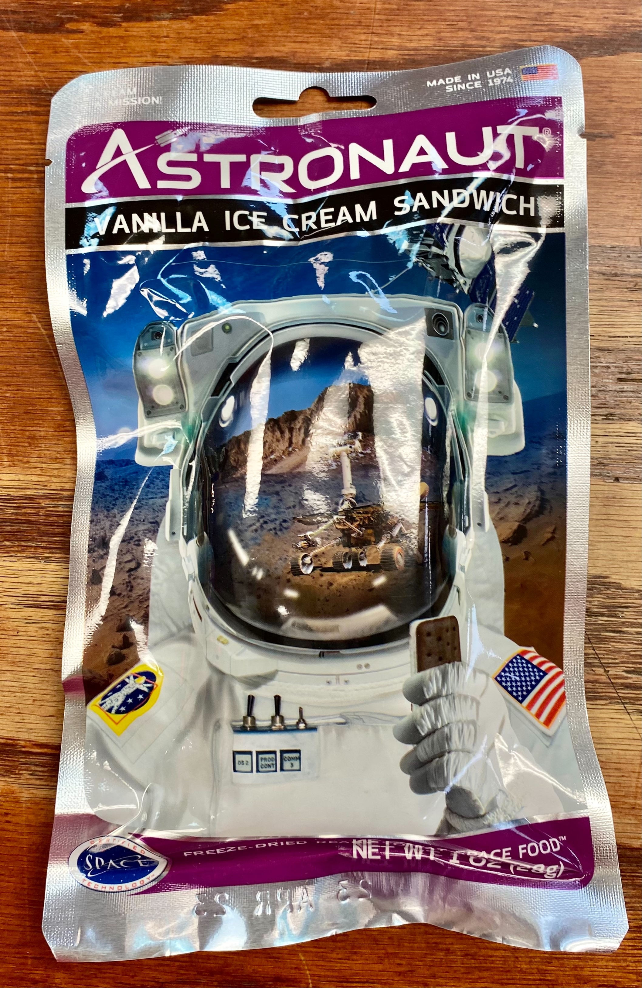 Vanilla Astronaut Ice Cream