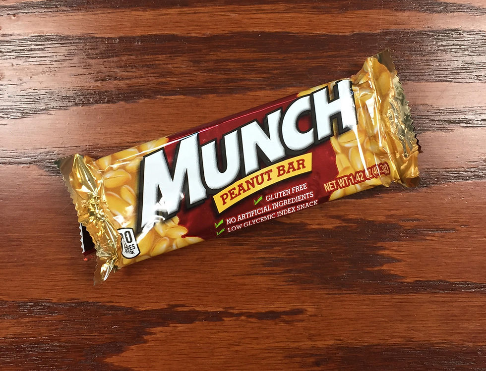 Munch candy bar