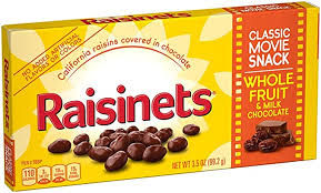 RAISINETS-THEATER BOX- 3.5OZ