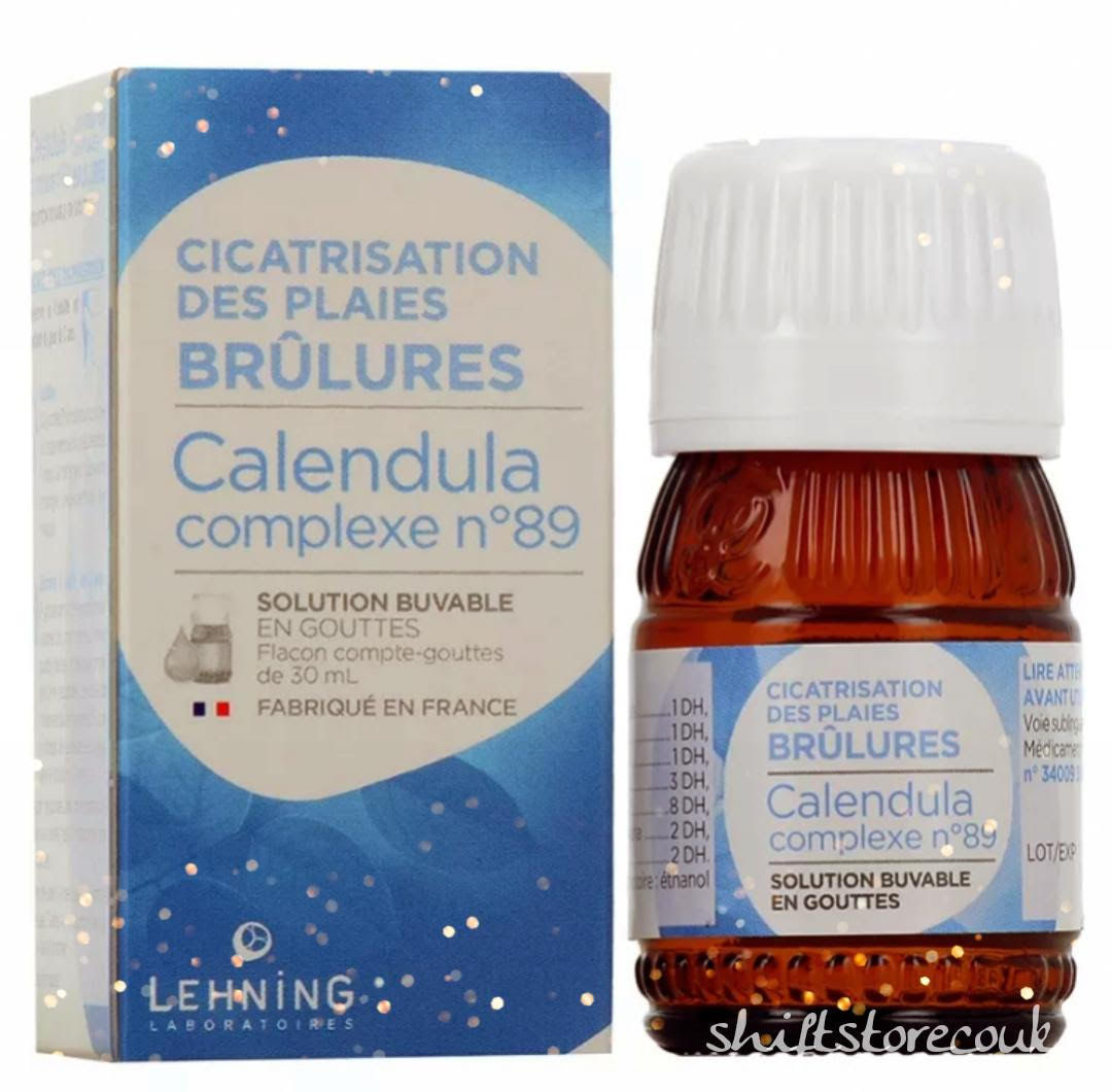 Lehning Calendula Complex No. 89, 30ml wounds, burns - From 2 years old