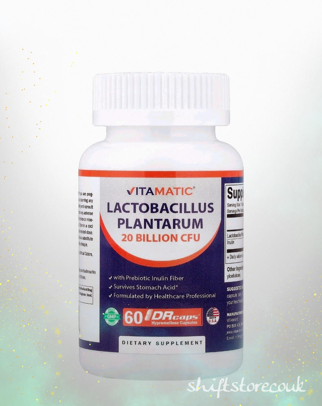 Vitamatic Lactobacillus Plantarum 20 Billion - 60 DR Capsule
