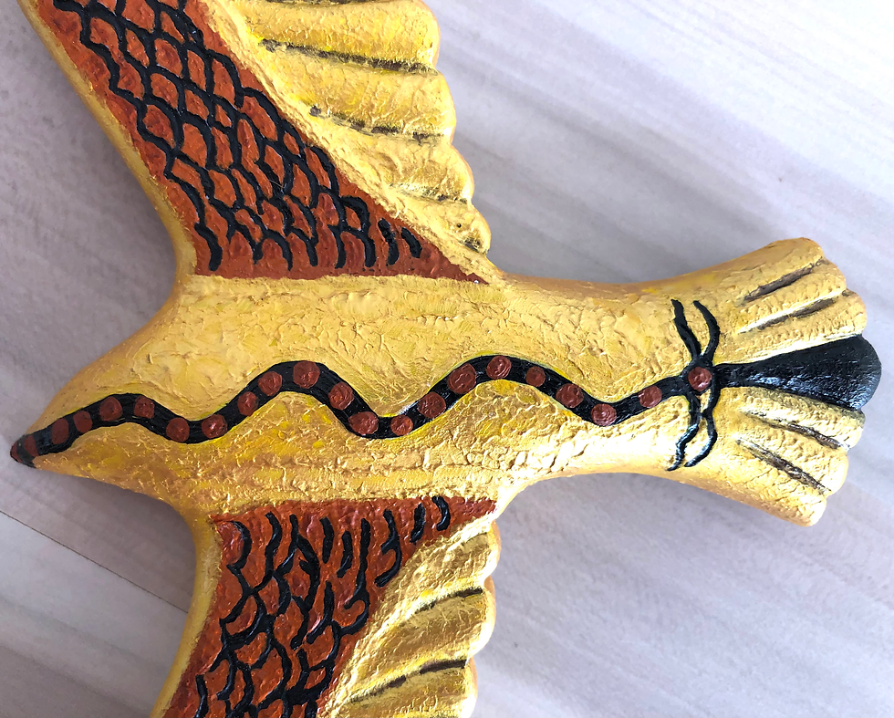 Thumbnail: Deko Vogel mit Acrylfarben