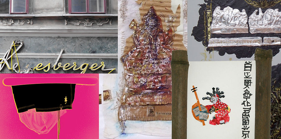 Vomstein Art Malerei Collagen Fotos