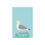 Thumbnail: Minimalist Modern Seagull Print - Teal - Art Print 