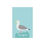 Thumbnail: Minimalist Modern Seagull Print - Teal - Art Print 