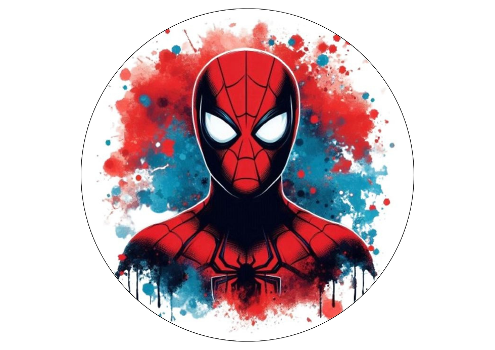 Thumbnail: pider-Man eetbare taartprint 🕷️🎂