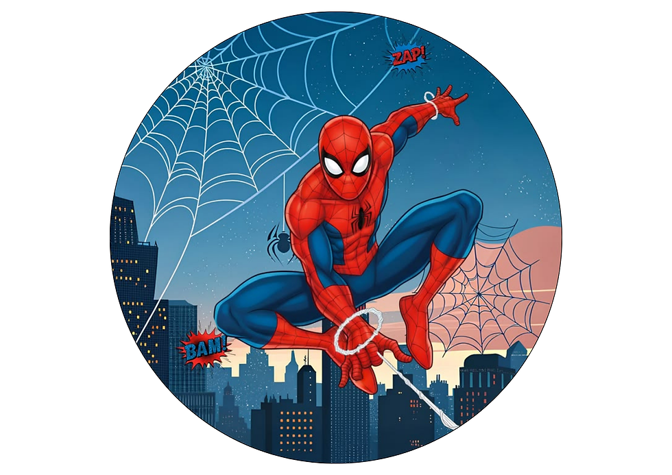 Thumbnail: pider-Man eetbare taartprint 🕷️🎂