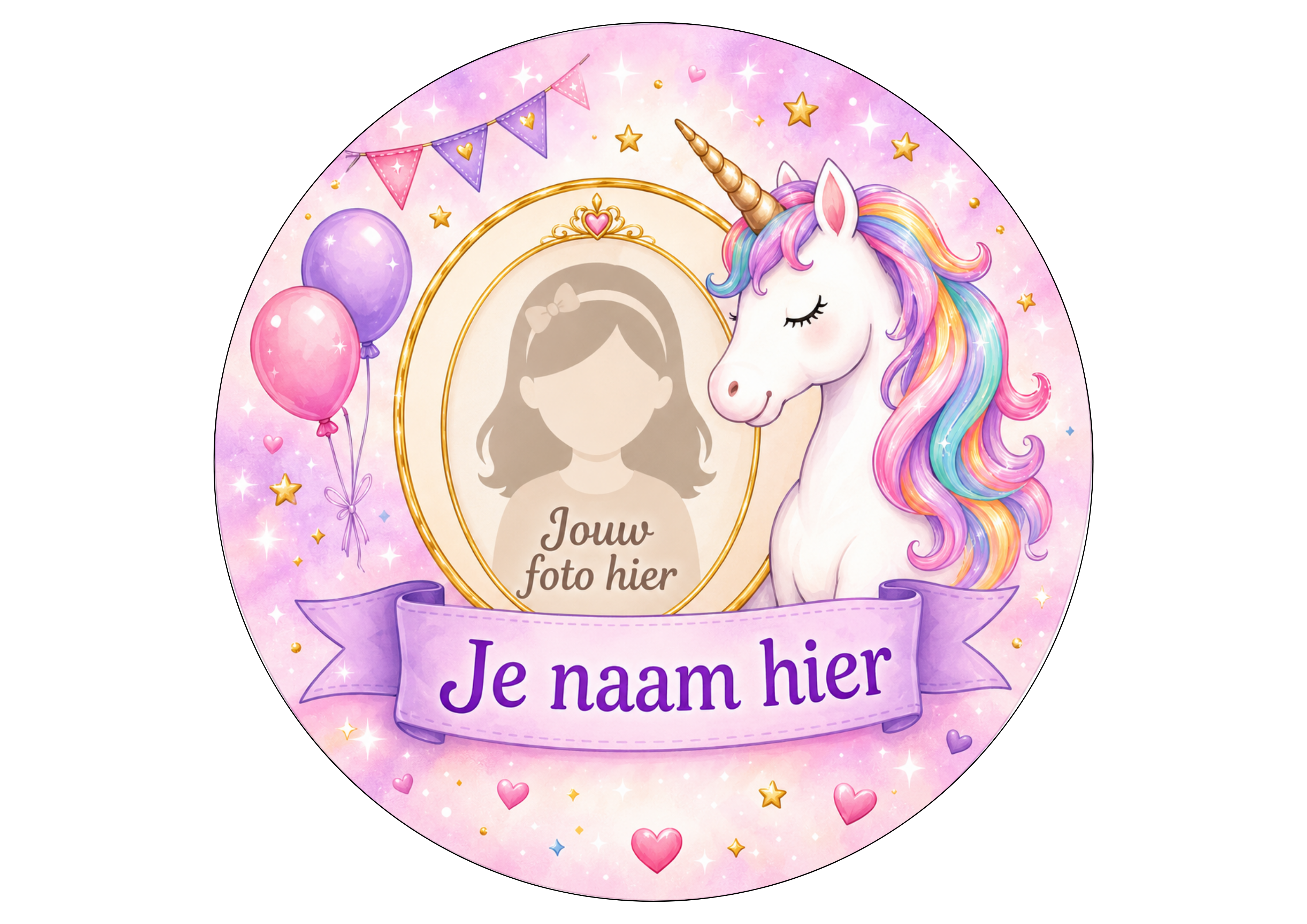 Magische unicorn-taartprints 🦄✨