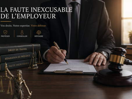 Faute inexcusable de l'employeur : définition, conditions et indemnisation en 2026