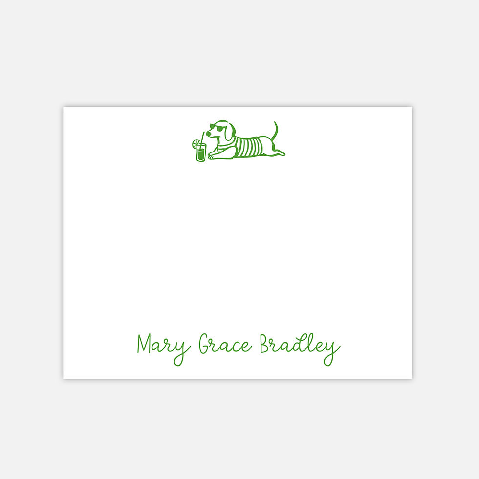 Thumbnail: Dachshund Notecards