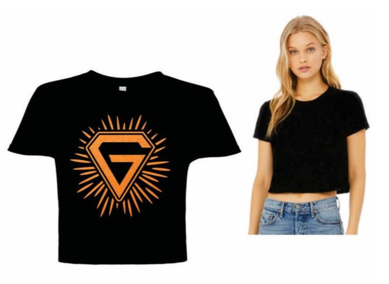 Thumbnail: Glitter Crop Tee