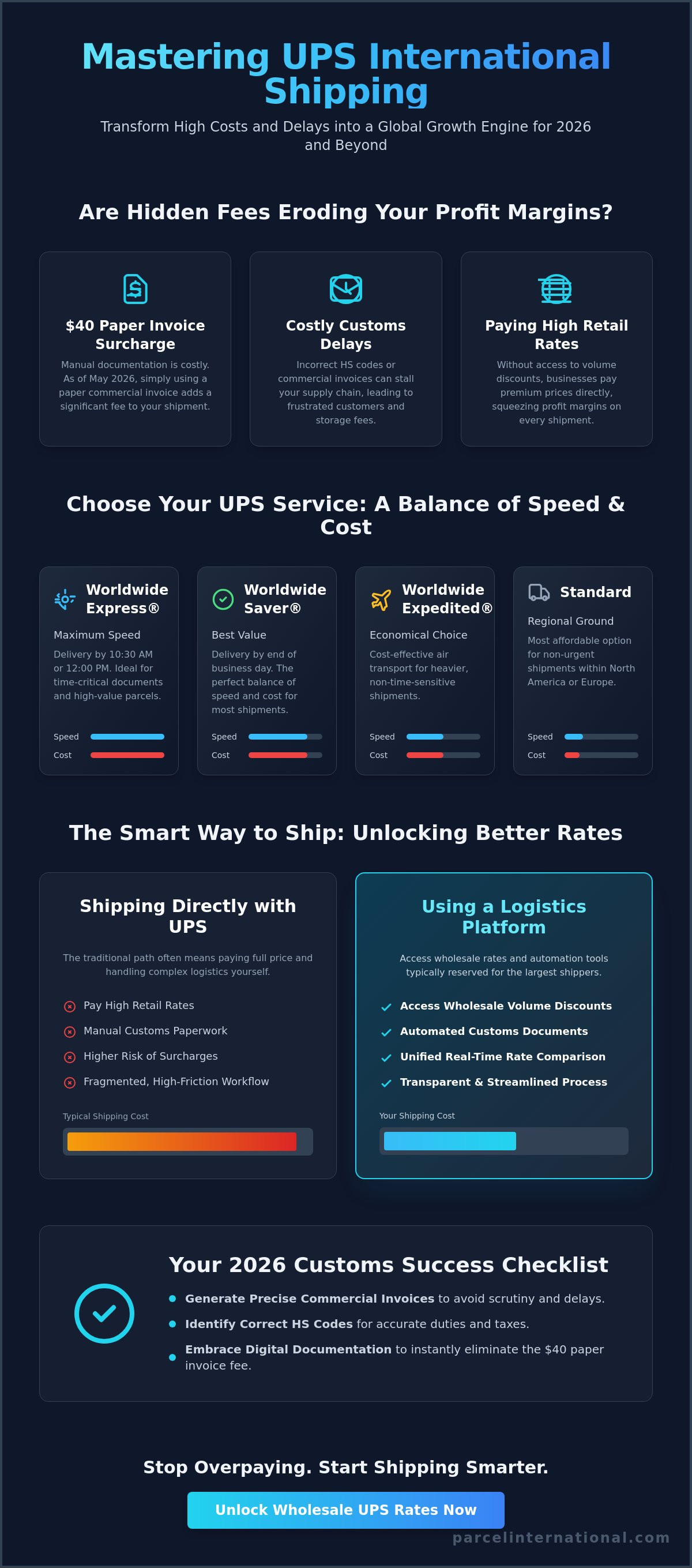Ups international shipping