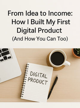 From Idea to Income: How I Built My First Digital Product (And How You Can Too)