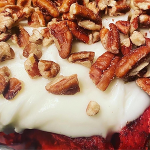 Bailey's Red Velvet Cinnamon Roll