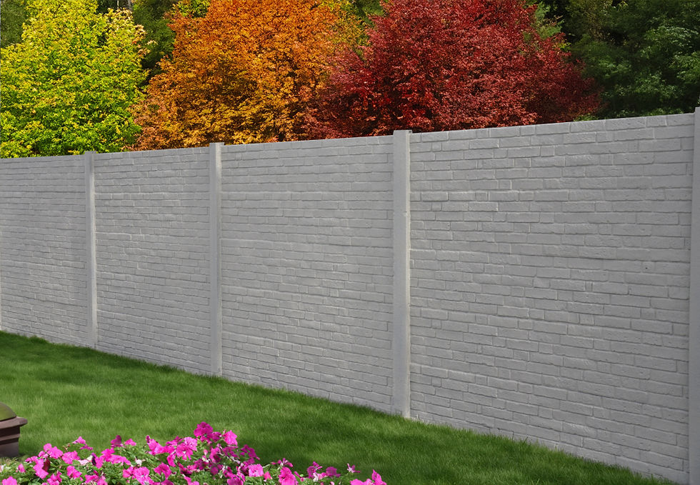 Kit 4M Palissades en Béton Wildstone Hauteur 2M