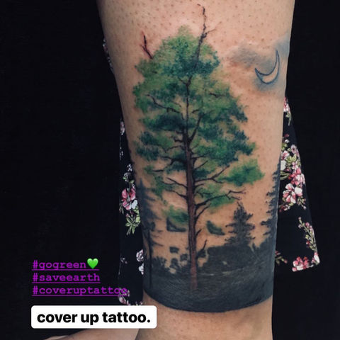 Cover up tattoo Halifax Bedford Nova Scotia by Sushmita Roy Tattoo Artist