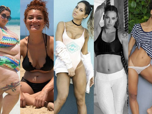 Cinco corpos e mulheres diferentes, mas a mesma pressão estética, como suportar?