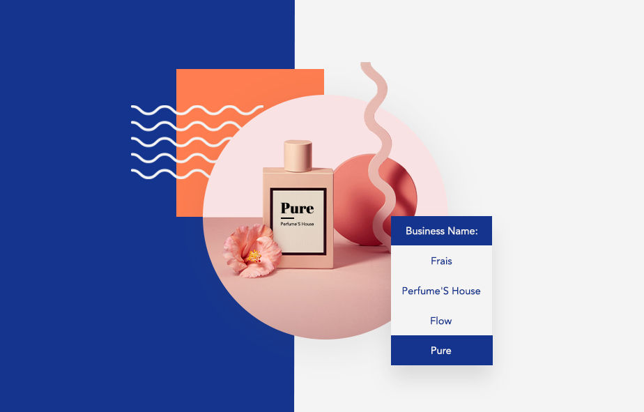Pure parfum merknaam voorbeeld voor je bedrijf