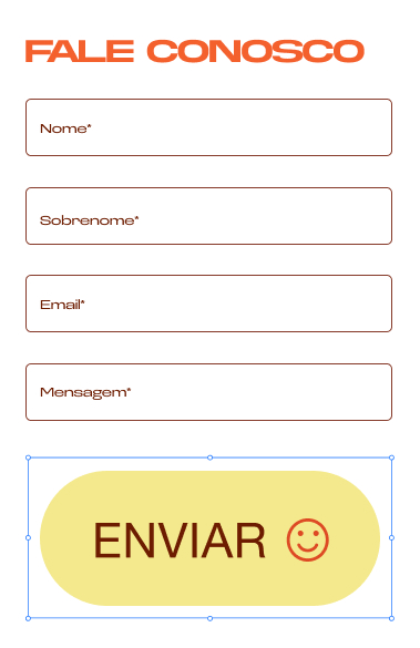 Um formulário de contato e um email feitos com as ferramentas de email marketing do Wix.