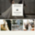 Plantilla de sitio web de bodas con portafolio de fotos de boda