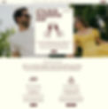 Plantilla de un sitio de invitación para una boda con RSVP y otras secciones.