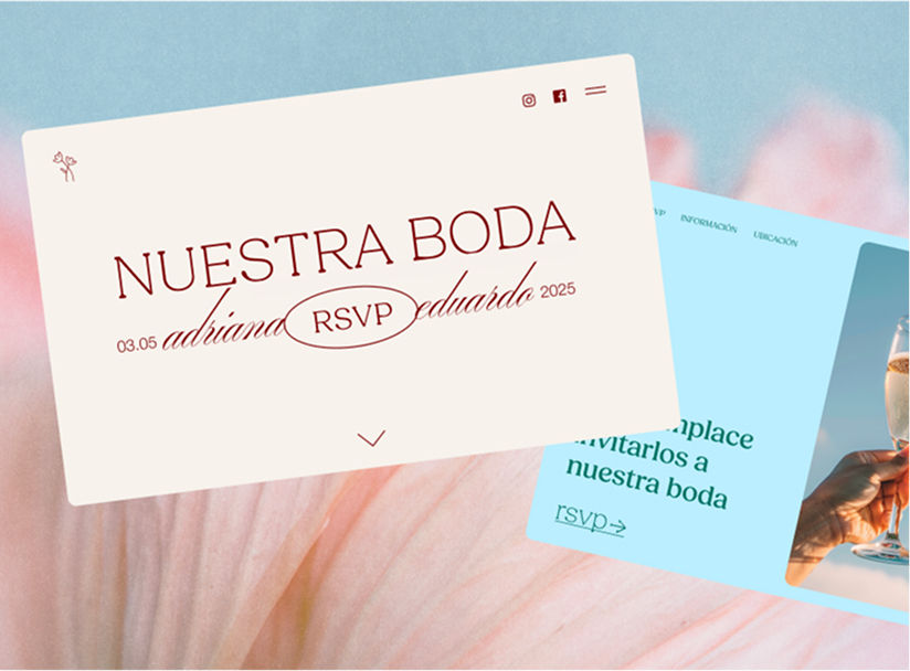 como crear una pagina web de boda